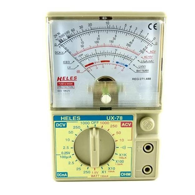 Multimeter Avometer analog Multitester tester heles UX-78 UX78