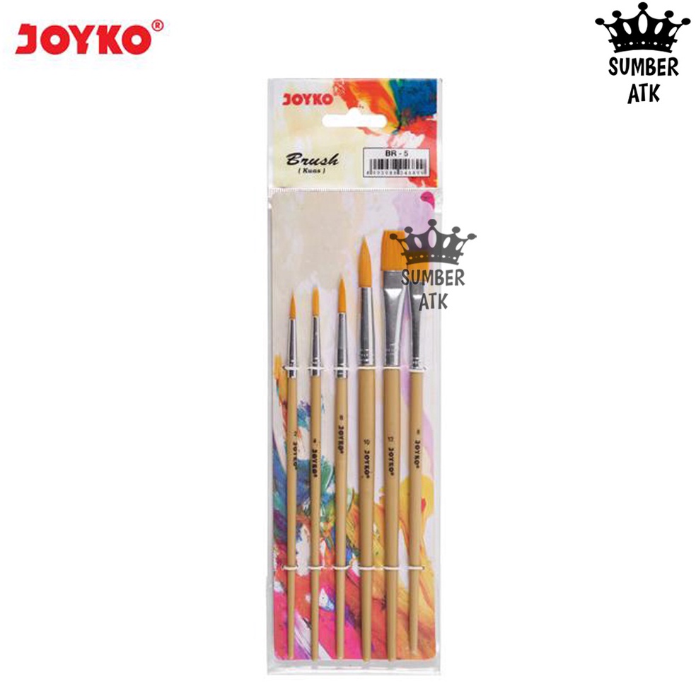 

7.7 MALL Brush Kuas Cat Air Cat Minyak Lukis Acrylic Joyko BR-5