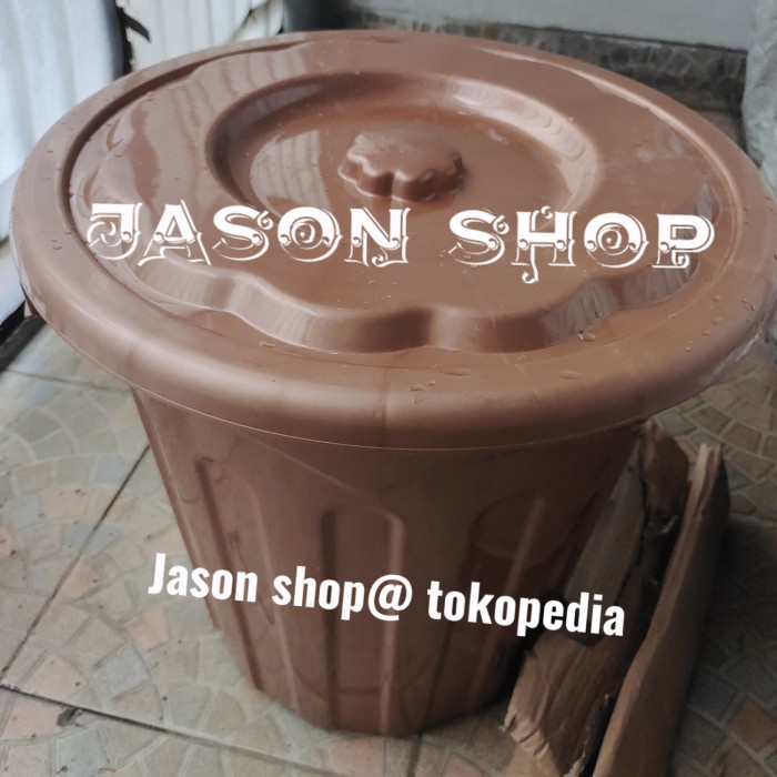 Terlaris Ember Air 70 Liter Coklat (Ada Tutup)/Ember Plastik Coklat 70 L
