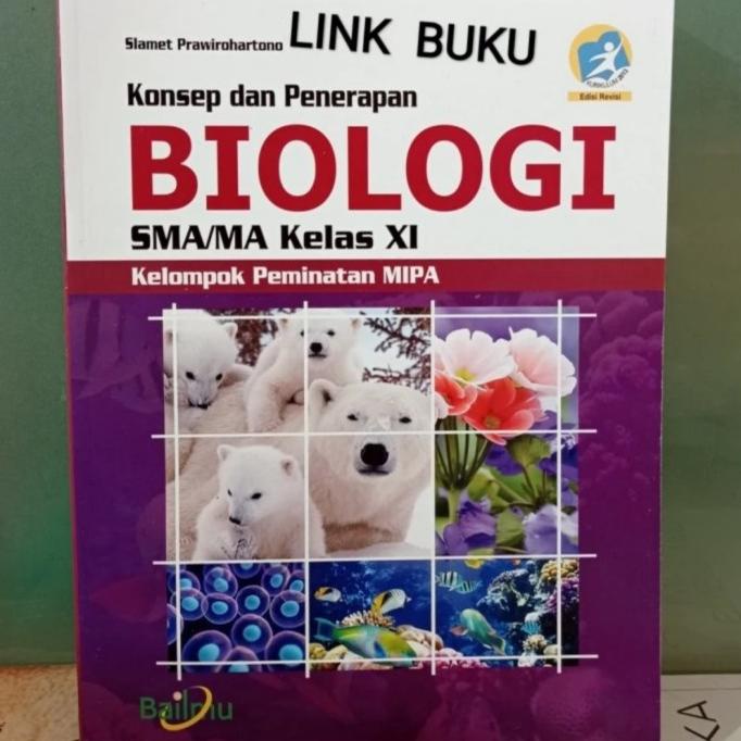 Buku Biologi Pemintan Kelas 11 SMA K13 Revisi Penerbit Bailmu