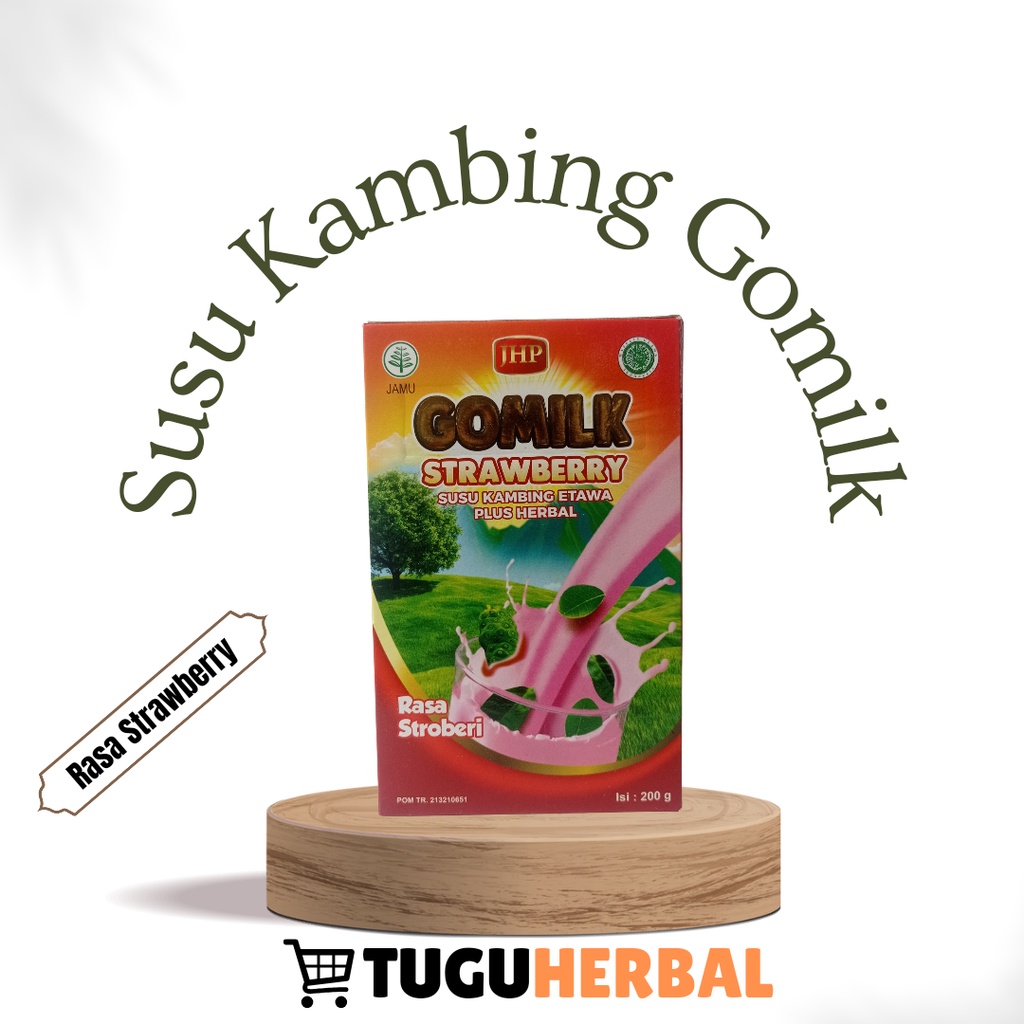 

Susu Kambing Gomilk Strawberry Susu Kambing Etawa Plus Herbal