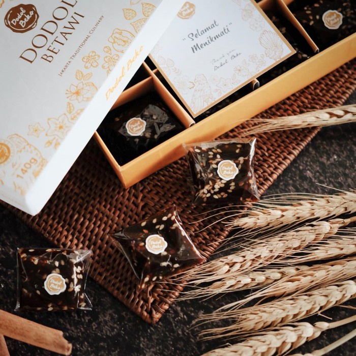 

' ready - dodol beko dodol betawi premium oleh oleh jakarta - wijen