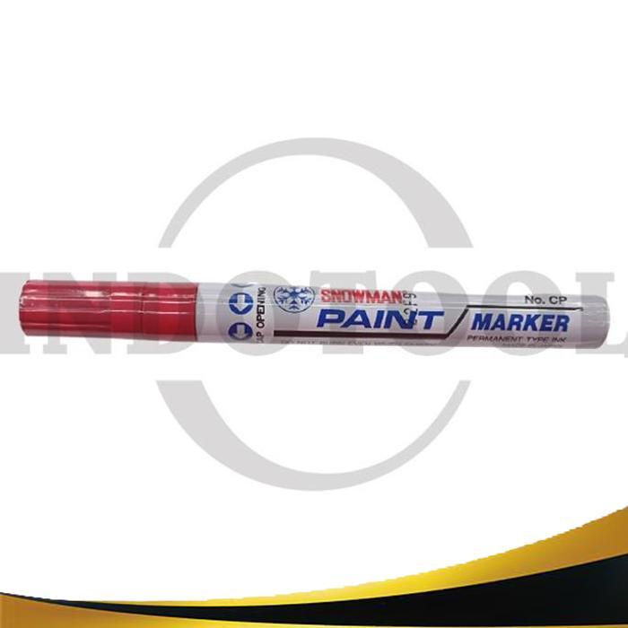 

PAINT MARKER, RED SNOWMAN | INDT