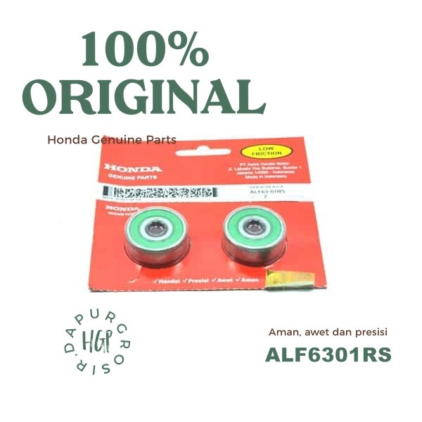 Laher Roda Depan CB150R, Verza , Bearing Ball (Set) Original AHM - ALF6301RS