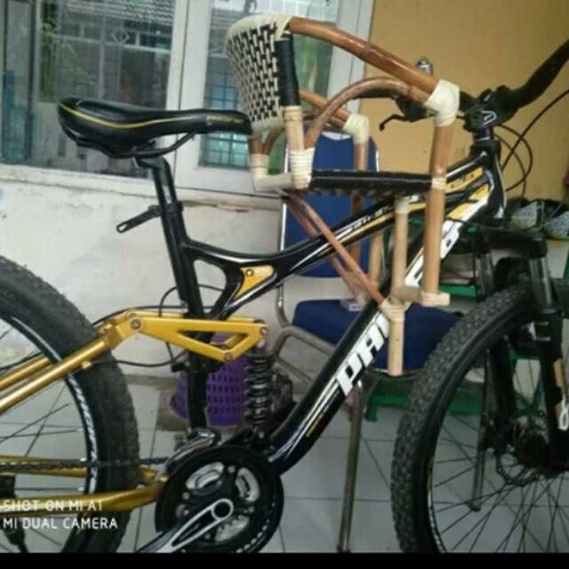 ' kursi boncengan sepeda anak depan mtb polygon sepeda gunung
