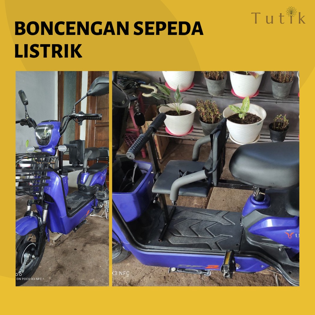 ' boncengan anak sepeda listrik boncengan sepeda listrik boncengan sepeda listrik anak depan