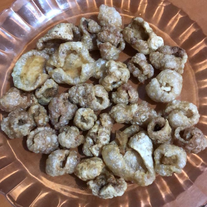 

' krupuk kulit babi khas kalbar/cu jiu ca spesial