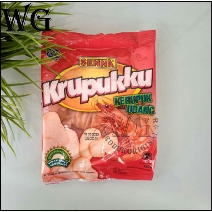 

' bahan mentah - kerupuk lokal - senna krupukku - krupuk udang 250 gram