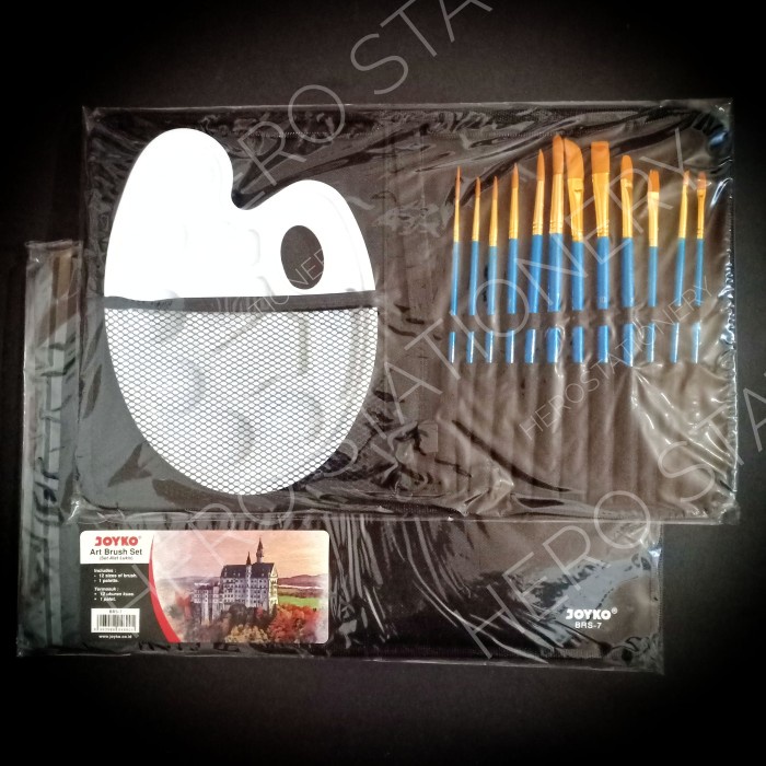 

Set Alat Seni Lukis Kuas Palet Joyko Brs-7
