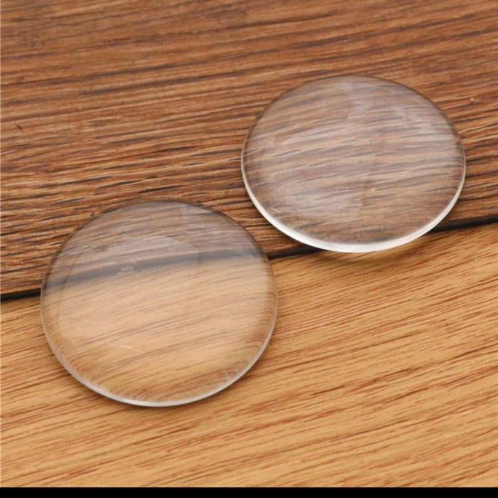 

magnifying glass clear bulat 6 cm/ kaca pembesar
