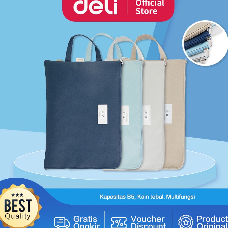 

Sikat SekarangDd2D7 Deli Tas Dokumen / Pouch Dokumen / Zipper File Bag 34 cm Multifungsi 72468