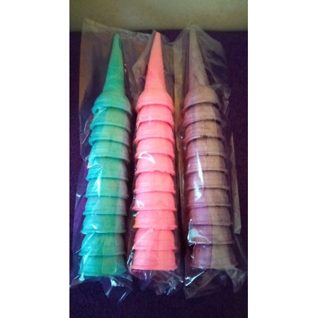 

LNRW3949 CONE ICE CREAM URIL ISI 100 PCS, ukuran 5,5 cm