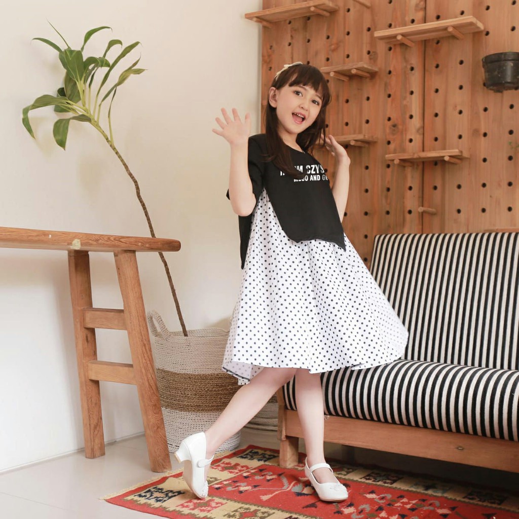 Dress Anak Perempuan 3 4 Tahun 2 5 6 Cewek Umur 9 12 Thn 1 7 8  Baju Pesta Anak Terbaru 2023 Mewah L