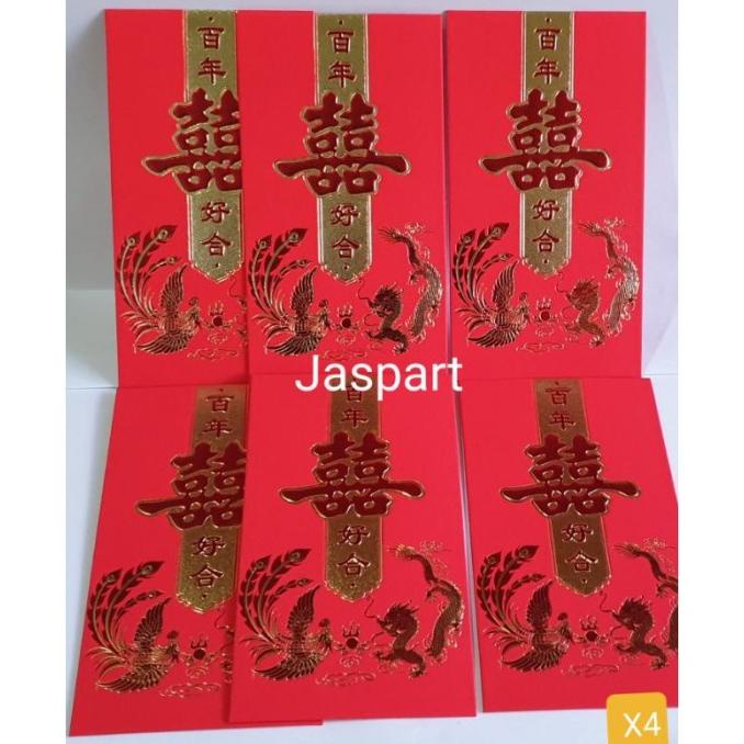 

&<&<&<&] ANGPAO / AMPLOP WEDDING SANGJIT PERNIKAHAN ANGPAO SUSU TEBAL X4