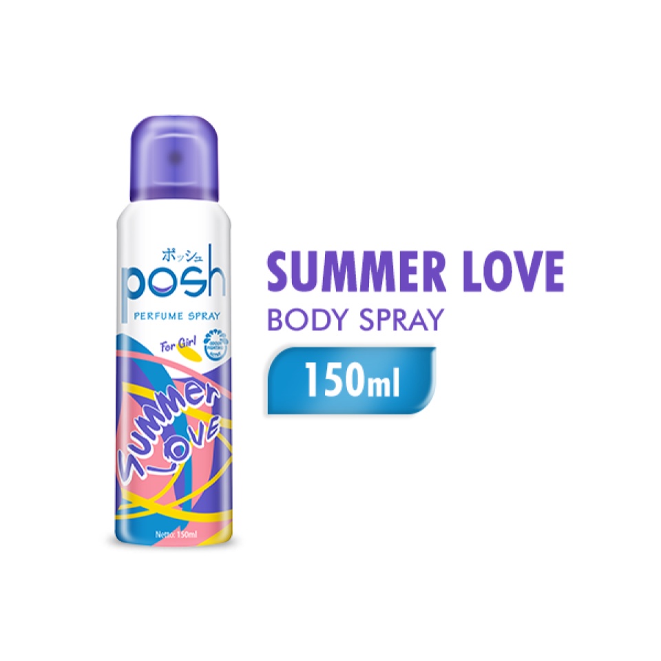 Posh Spray Cologne Summer Love Botol 150 ml - Gambar 2