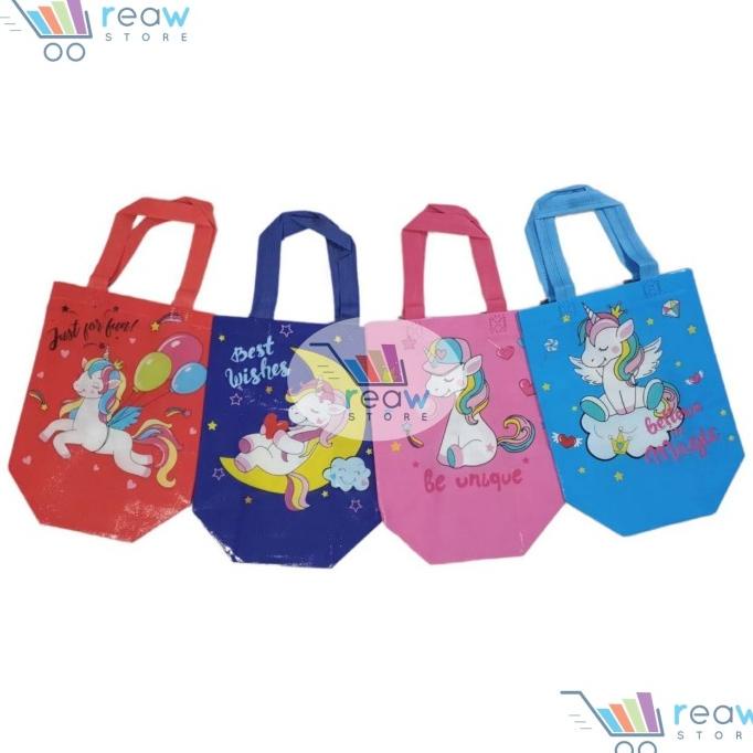 

$$$$] Goodie Bag Tas Kantong Kain Souvenir Hampers Ulang Tahun Kuda Pegasus