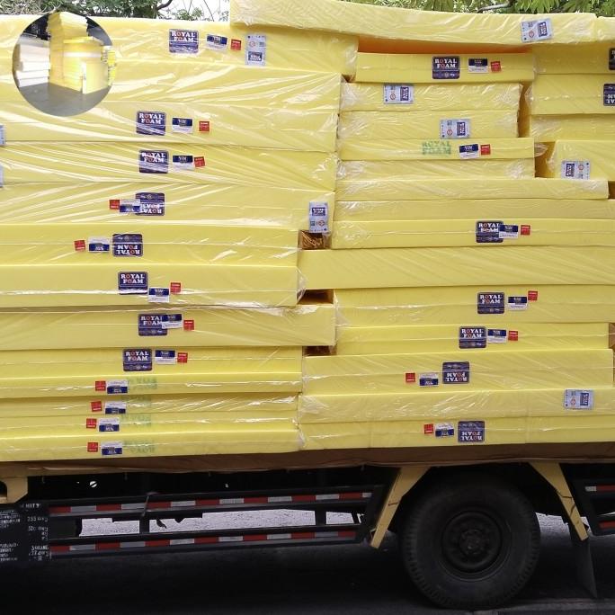 ,,,,,,,] Kasur busa D25 Yellow Royal Foam 140x200x20 free cover