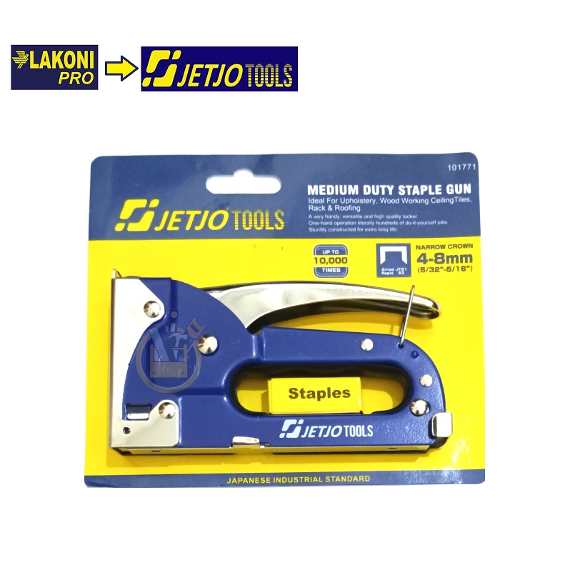 

Jetjotools Staples Gun Taer Standar Staple Gun Traer 4-8Mm / Staple Jok Hekter / Satple Gun Standar