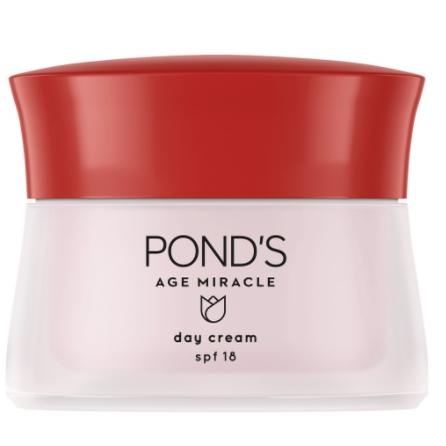 [ Age Day ] Ponds Age Miracle Anti Aging + Glowing Day Cream Moisturizer 10 Gr Retinol & Spf 18 / Pe