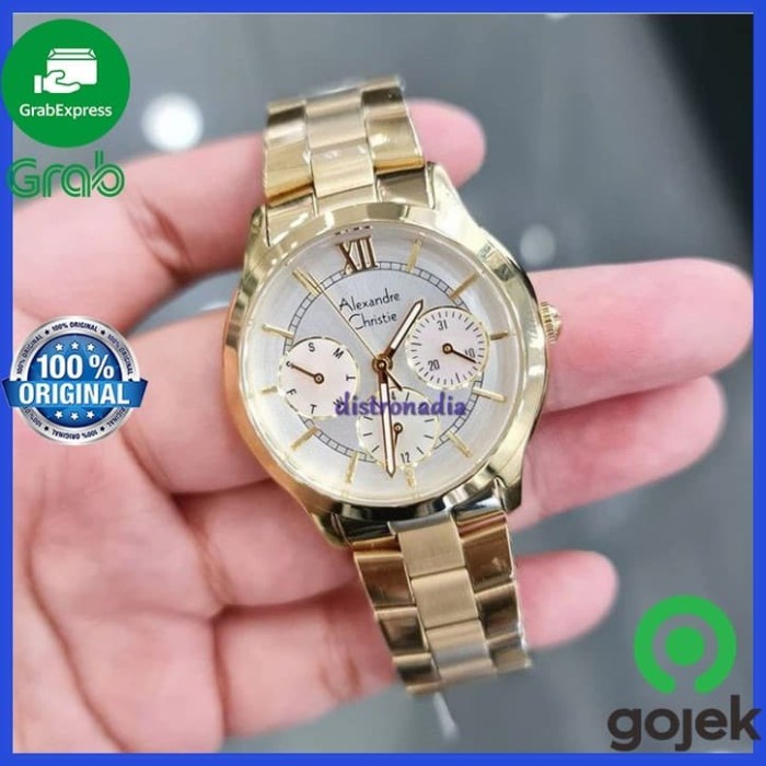 Alexandre Christie Cewek Wanita Jam Tangan Original Alexandre Christie