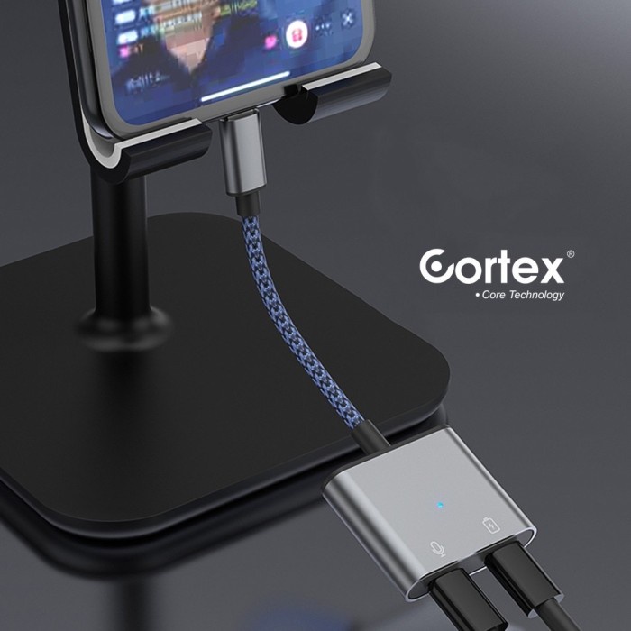 CORTEX SPLITTER IPHONE 2IN1 LIGHTNING TO JACK CONVERTER IPHONEORIGINAL