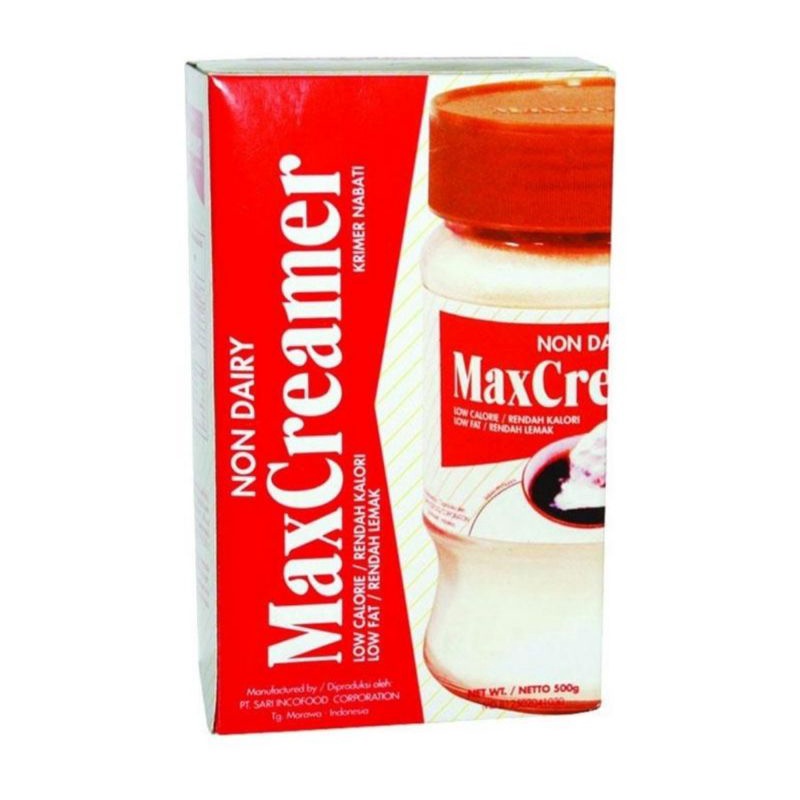 

MAX CREAMER NON DAIRY CREAMER 500 GRAM