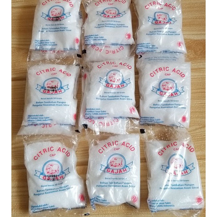 

ZGLB8366 ✔MURAH Citrun Acid Cap Gajah 1renceng 5sachet