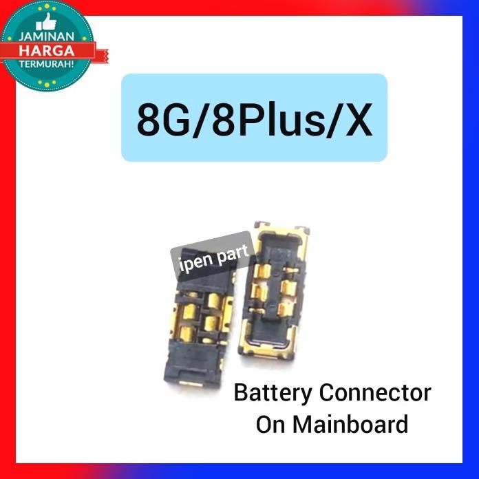 Konektor Baterai Iphone X 8 Plus Original Connector Battery Di Mesin
