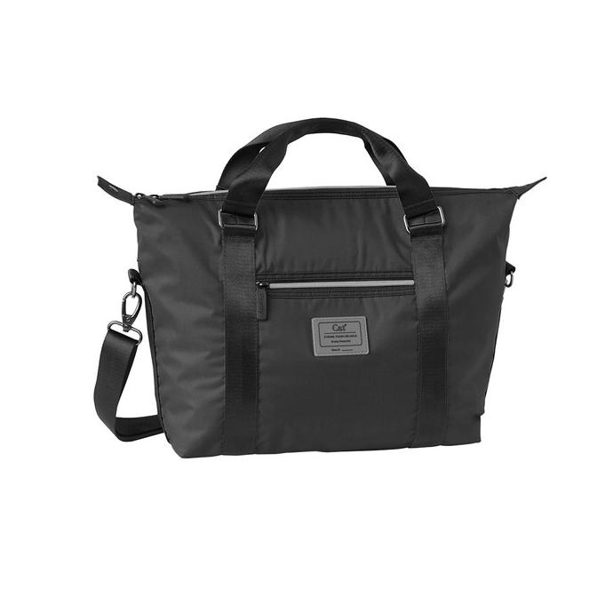 Tas Selempang Wanita Caterpillar Dash - Black/Burgundy/AOP Leaves