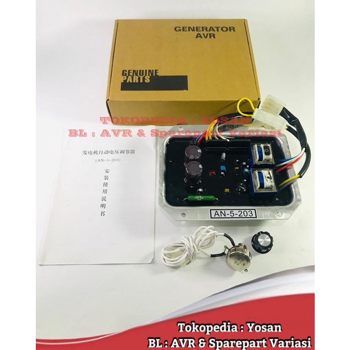 Avr Denyo An 5-203 Dan An 5-203R Untuk Dinamo Genset Genset