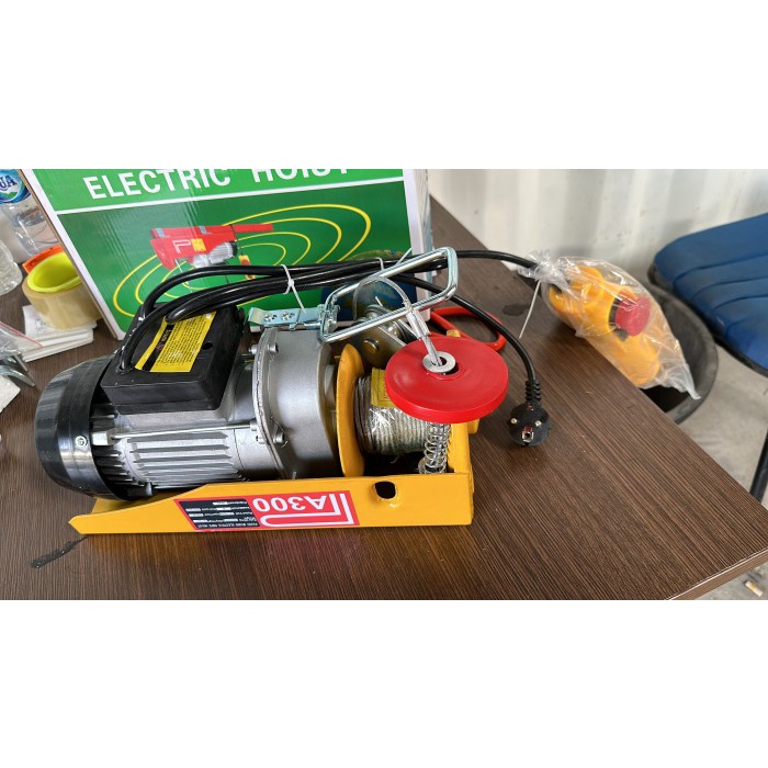 Mini Electric Hoist Wire 300Kg Hoist Katrol Pa 300