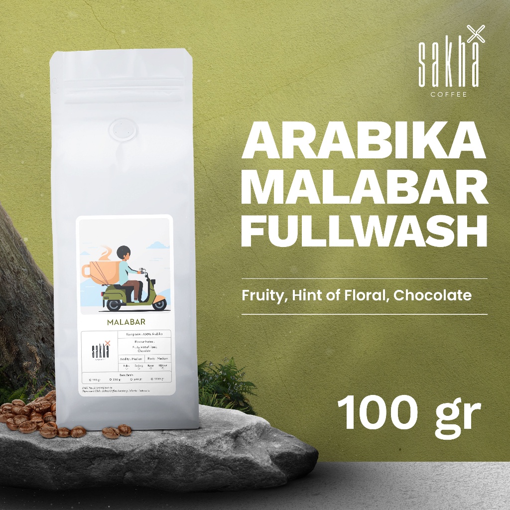 

Kopi Arabika Malabar Jawa Barat Arabica Coffee Beans 100gr Biji Bubuk