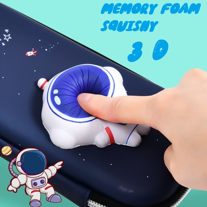 

Kotak Pensil 3D Model Korea Motif Cute Cartoon Bahan Eva Waterproof