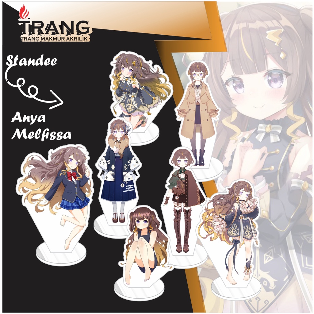 Standee Figure Akrilik Anya Melfissa Hololive / Standing Action figure Acrylic Anya Melfissa Hololiv