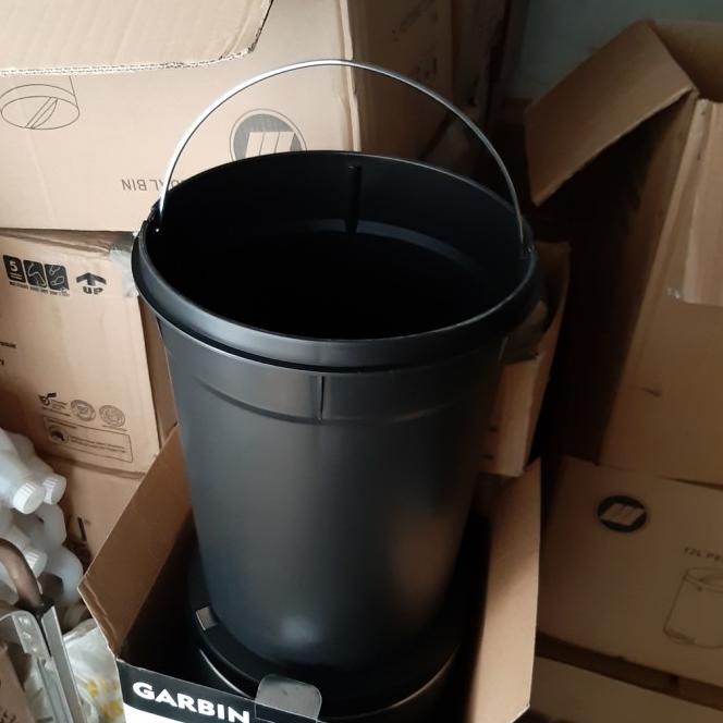 Tempat Sampah Stainless Injak Pedal 20 Liter / Dust Bin