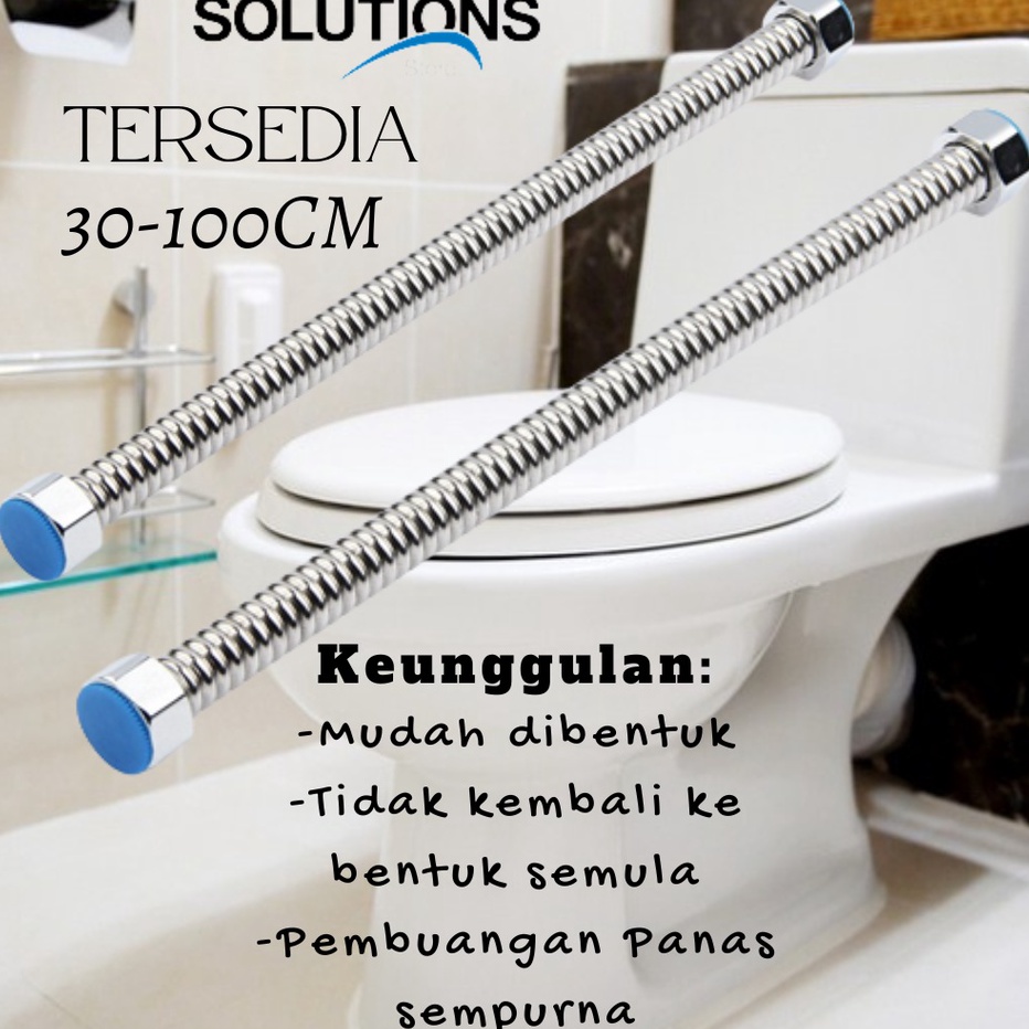 COD Selang Air Panas Water Heater Selang Kaku Air panas Selang Flexibel Kaku 1/2inch 