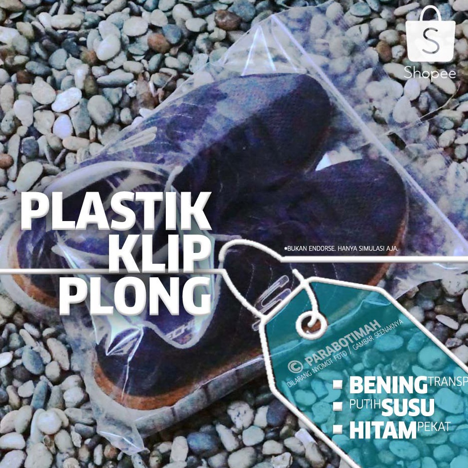 

Murah nampol [10 lbr] Plastik klip plong / polos 30x45 cm packing jeans jaket hoodie gamis murah ready stock