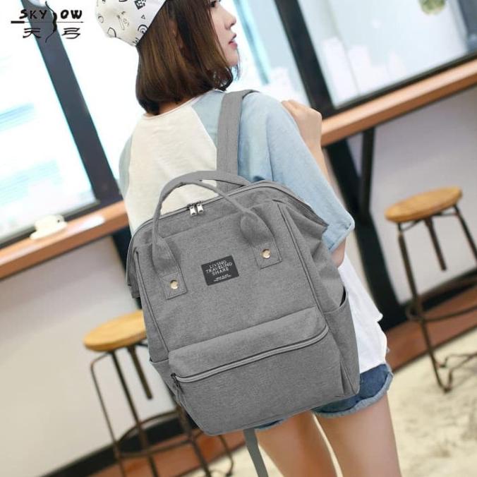 Tas Ransel Living Traveling Share Denim A597