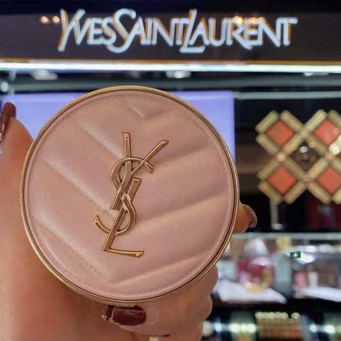 YSL Touch Eclat Glow-Pact Cushion Asli YSL Cushion Mesh Pink Cushion