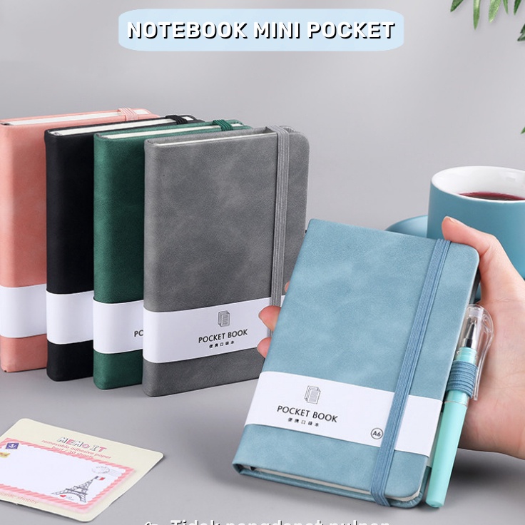 

NGLL2208 Notebook mini pocket A7/A6 Buku catatan kecil Book aesthetic portable Buku tulis memo agenda Bullet Journal Diary planner multicolor Scrapbook jurnal untuk sekolah kantor pelajar