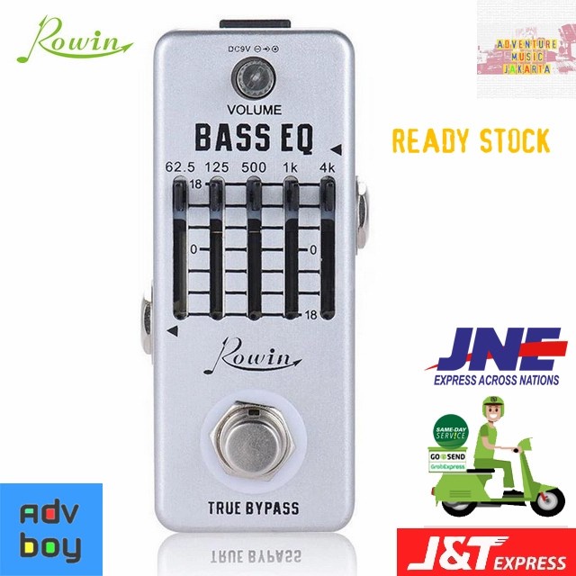 ROWIN BASS EQ Pedal Efek Bass Gitar Rowin LEF-317B Bass Equalizer