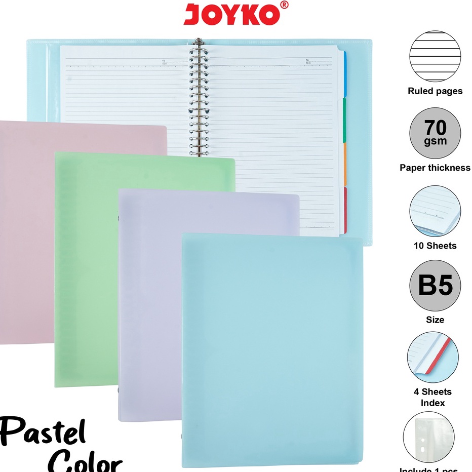 

SPKJ9863 STOK SIAP 【COD Binder Note Joyko B5-MHPT-143