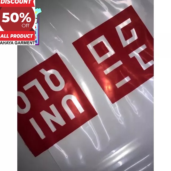 

PWJB8198 UNIQLO PLASTIK PACKING SUPER PREMIUM CO 1X DI KIRIM 60PCS