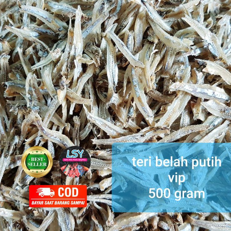 

NQVR2272 ikan asin teri belah putih vip/ jengki belah vip 500gr