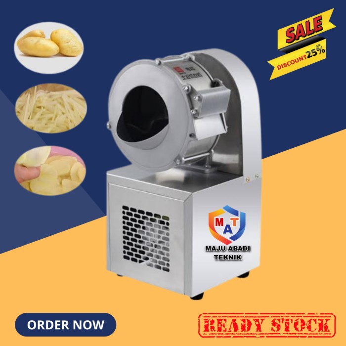 Bestseller Mesin Pemotong Kentang Listrik Alat Pegiris Kentang Listrik 180W 220V