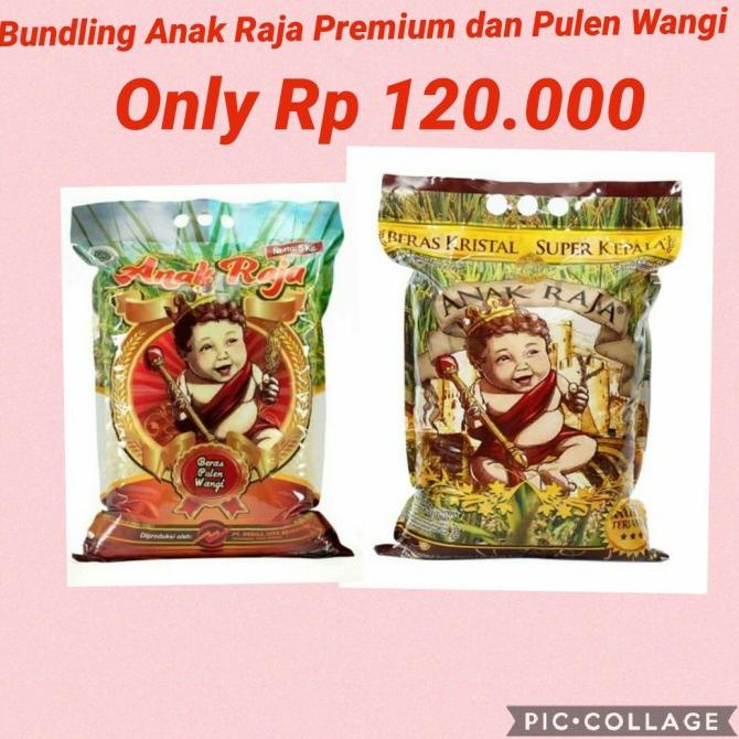 

best produk] Bundling Anak Raja Premium 5 kg dan Pulen Wangi 5 kg