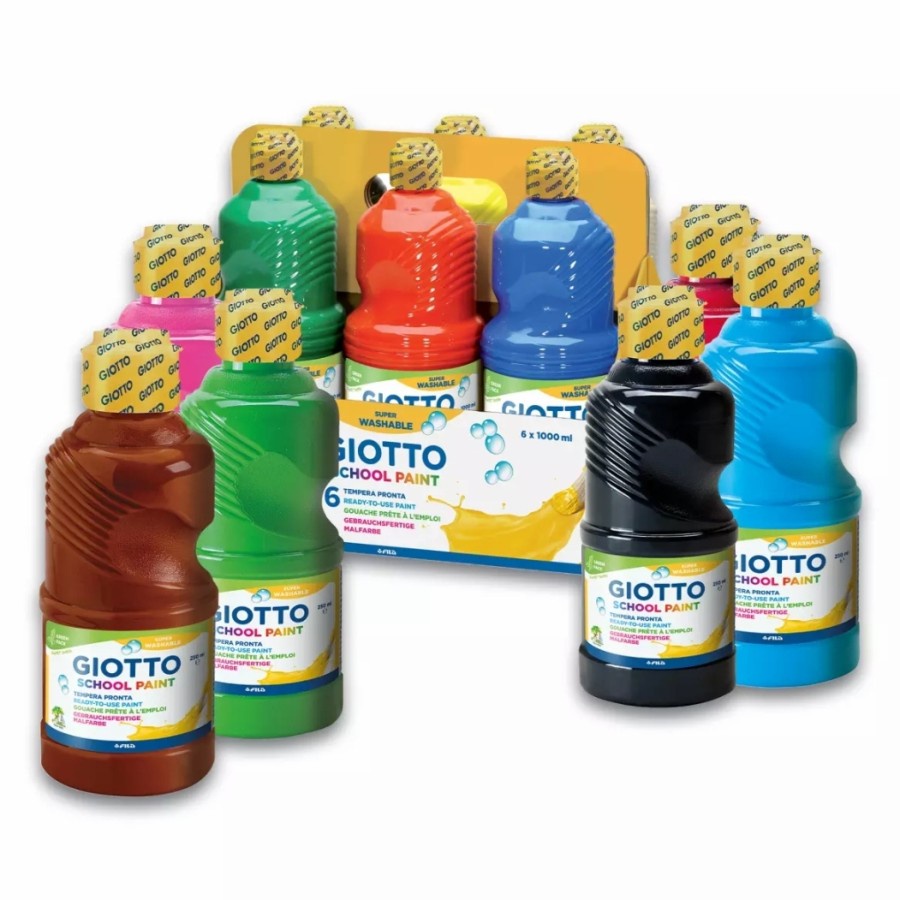 

Giotto Washable School Paint 1L Cat Lukis Anak Gambar