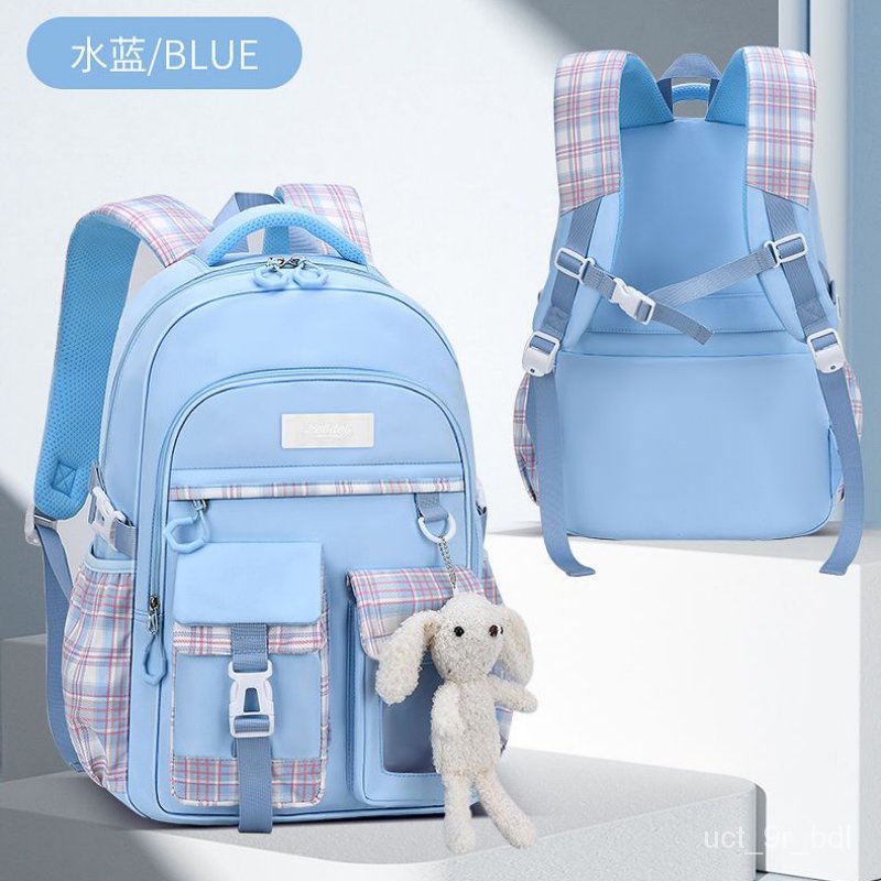 Bobdog Tas Sekolah SD Anak Perempuan, Tas Punggung Anak-anak Kasual Kapasitas Besar Kelas 6, 2345, T