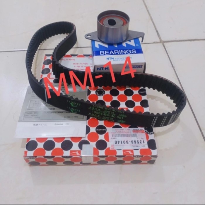 Timing Belt Set Plus Tensioner Daihatsu Xenia 1000Cc Harga 1Set Ori KodeBr09
