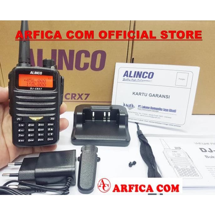 HT ALINCO DJ-CRX7 DUALBAND - HT ALINCO DJ CRX 7 VHF / UHF ORIGINAL